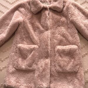 Justify Blush Pink Faux Fur Jacket